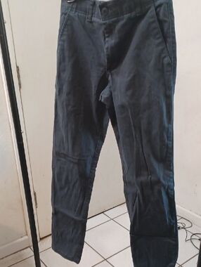 Men's Black Casual Chino Pants